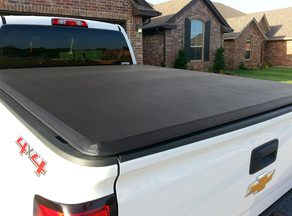 Premium Fits 20142017 Silverado Sierra 6.5'/78" Bed TriFold Tonneau Cover