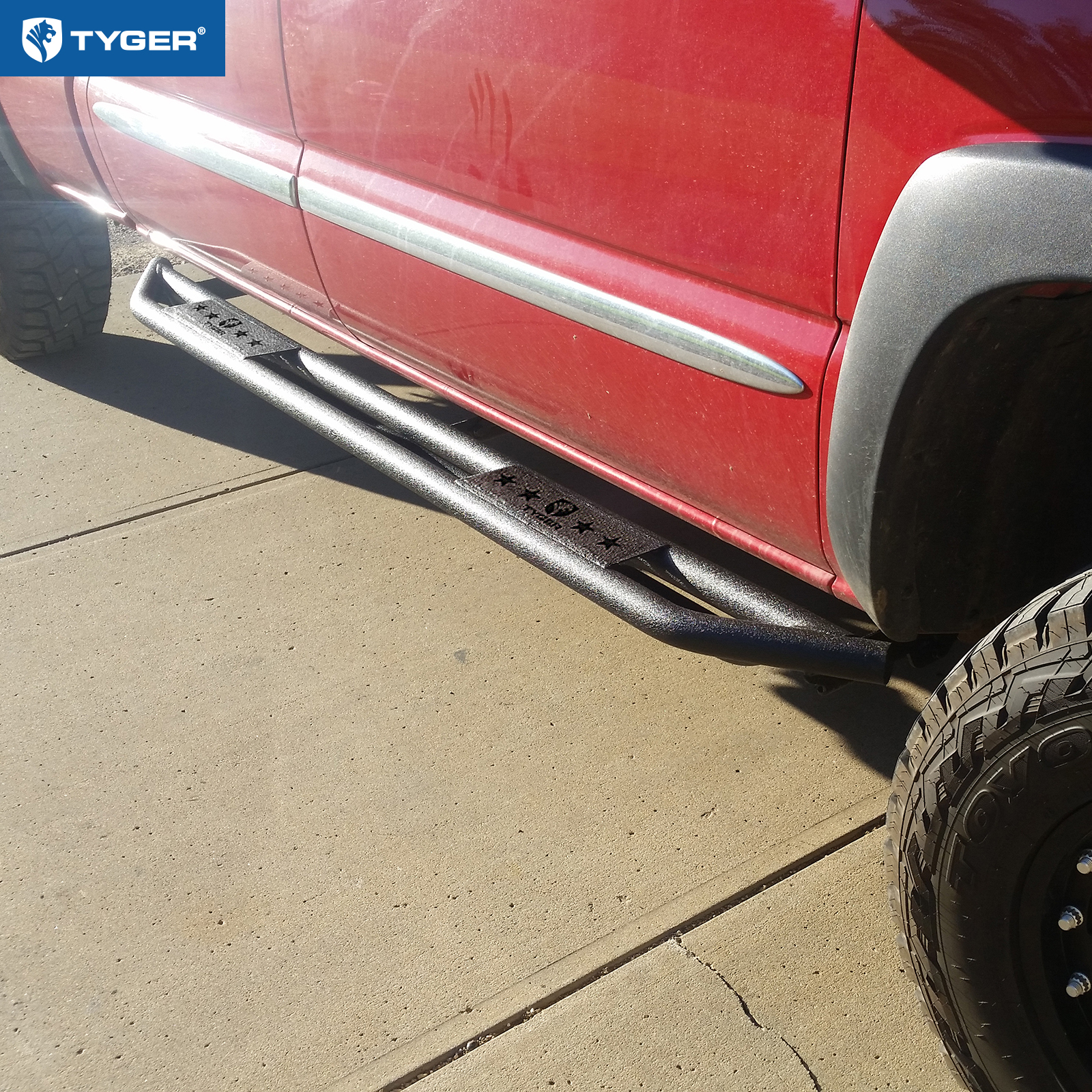 TYGER Star Armor For 9906 Silverado/Sierra Crew Cab Black Step Nerf Bars eBay
