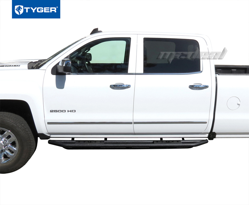 TYGER Star Armor Fit 20072017 Silverado/Sierra Crew Cab Black Step