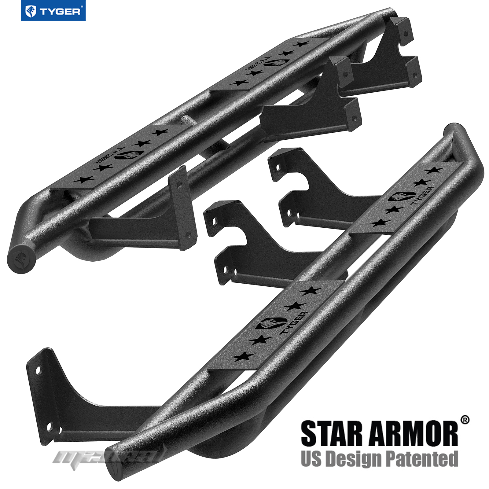 Aries Running Boards >> TYGER Star Armor For 2007-2014 Toyota FJ Cruiser Black Side Step Nerf Bars Aries Running Boards >> TYGER Star Armor For 2007-2014 Toyota FJ Cruiser Black Side Step Nerf Bars