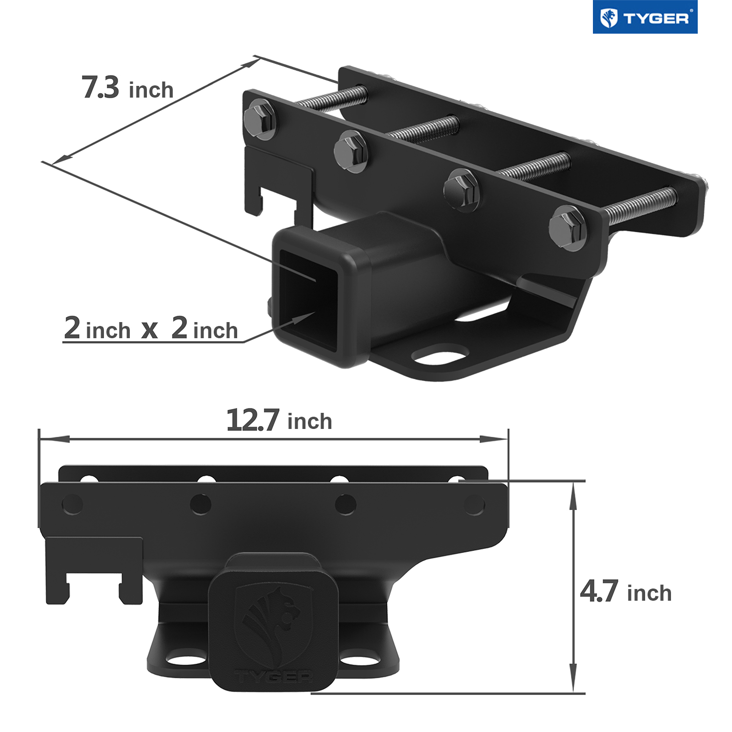 Custom Fit 07-16 Wrangler JK TYGER Towing Kit: Receiver ... mopar jeep wrangler tow vehicle wiring harness 