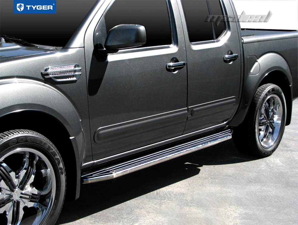 For 20052017 Nissan Frontier Crew Cab Black 79" Side Step Running