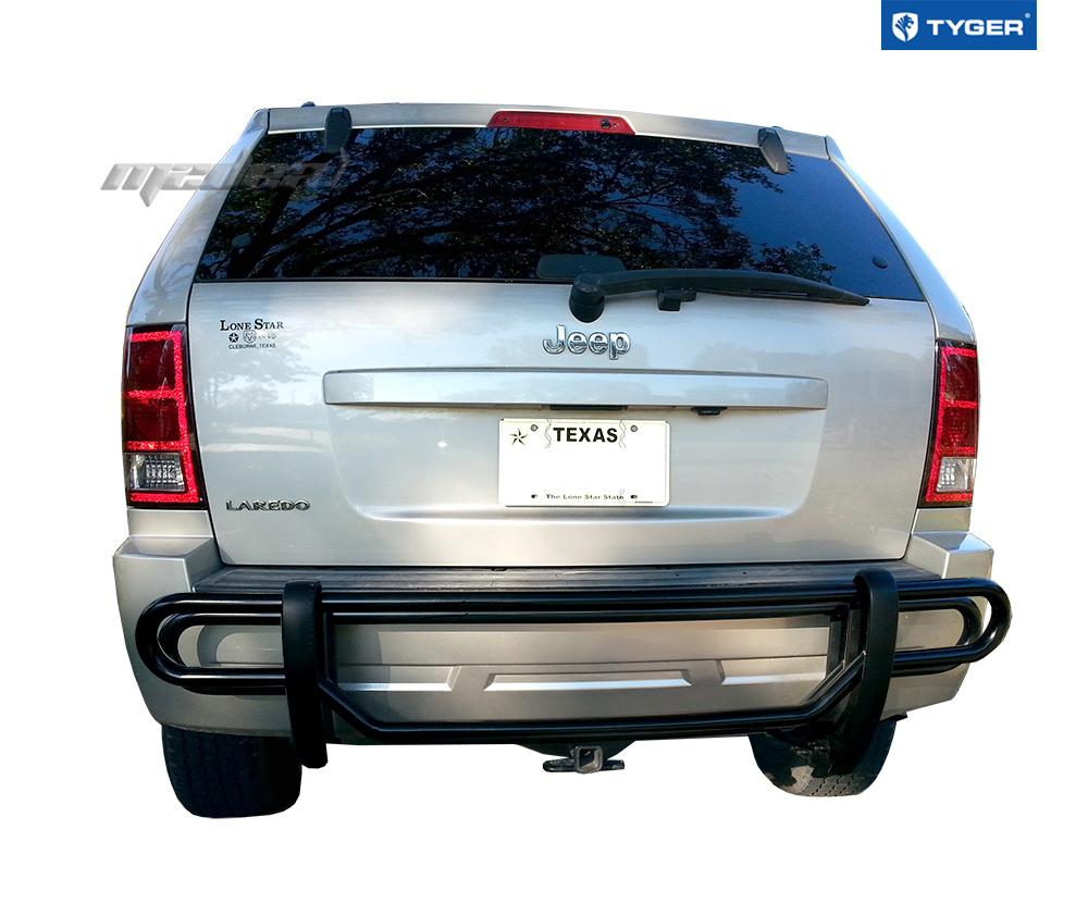 TYGER 0510 Jeep Grand Cherokee Rear Bumper Guard Brush Bar Black Brand