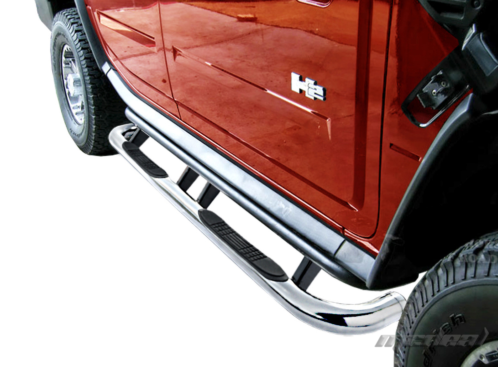 3'' stainless side step bars 33507 for 0310 Hummer H2 New