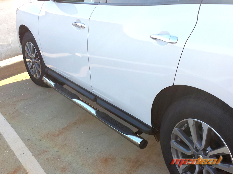 Nissan pathfinder step rails nerf bars #8