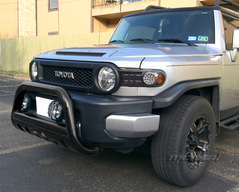 Black Bull Bar with Skid Plate Fits 0711 Toyota Fj Cruiser Brand New